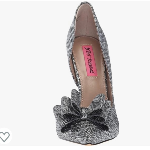 Betsey Johnson Womens Prince Mixed Media D'Orsay Pumps - 6.5 - Picture 5 of 12